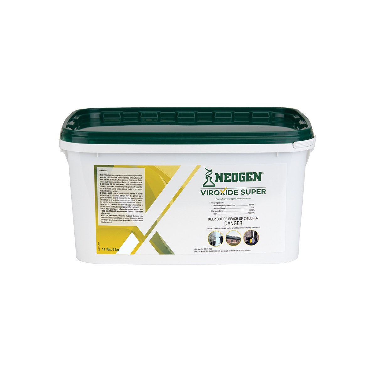 Viroxide Super disinfectant for facility 5 kg 1.5 % W/W