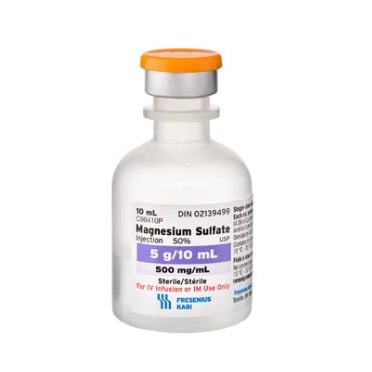Magnesium sulfate inj. USP 25 x 10 ml 500 mg/ml