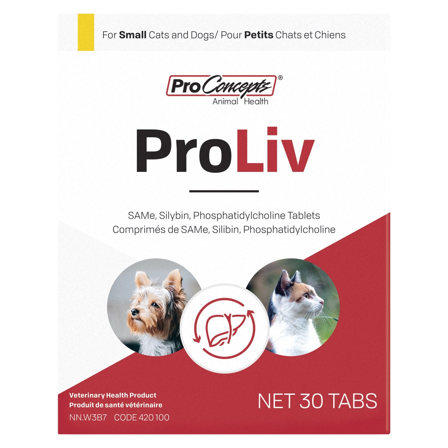 ProLiv for cats and small dogs Original 30 Chewable Tablets