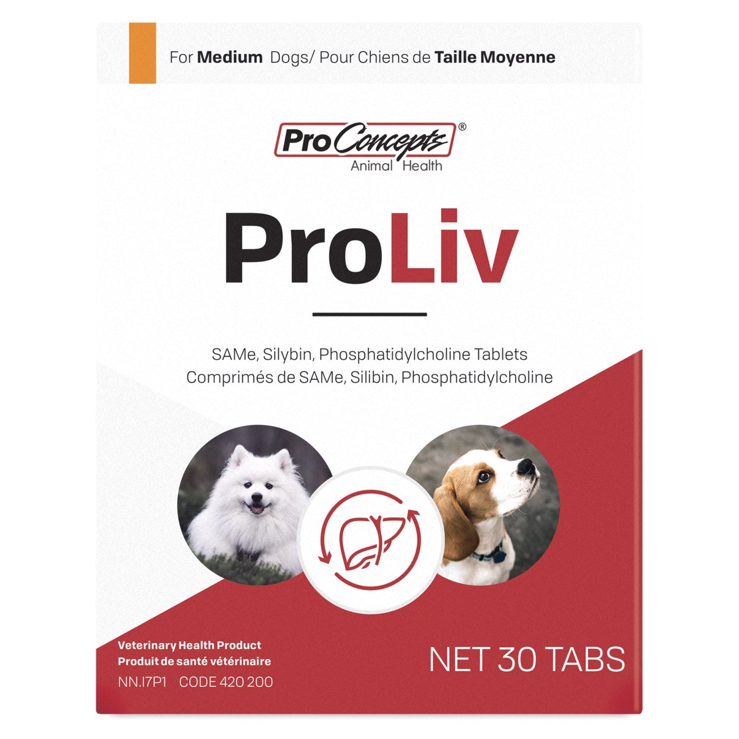 ProLiv for medium dogs Original 30 Chewable Tablets