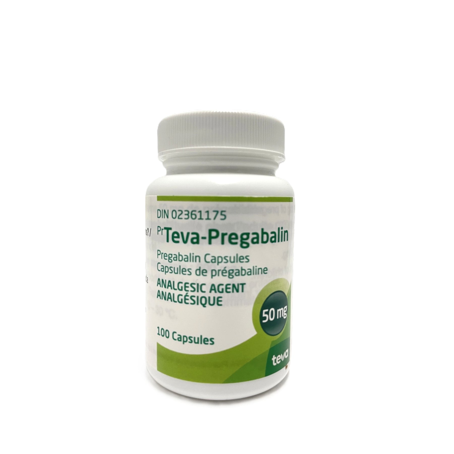 Teva-Pregabalin capsules 50 mg 100 Cap