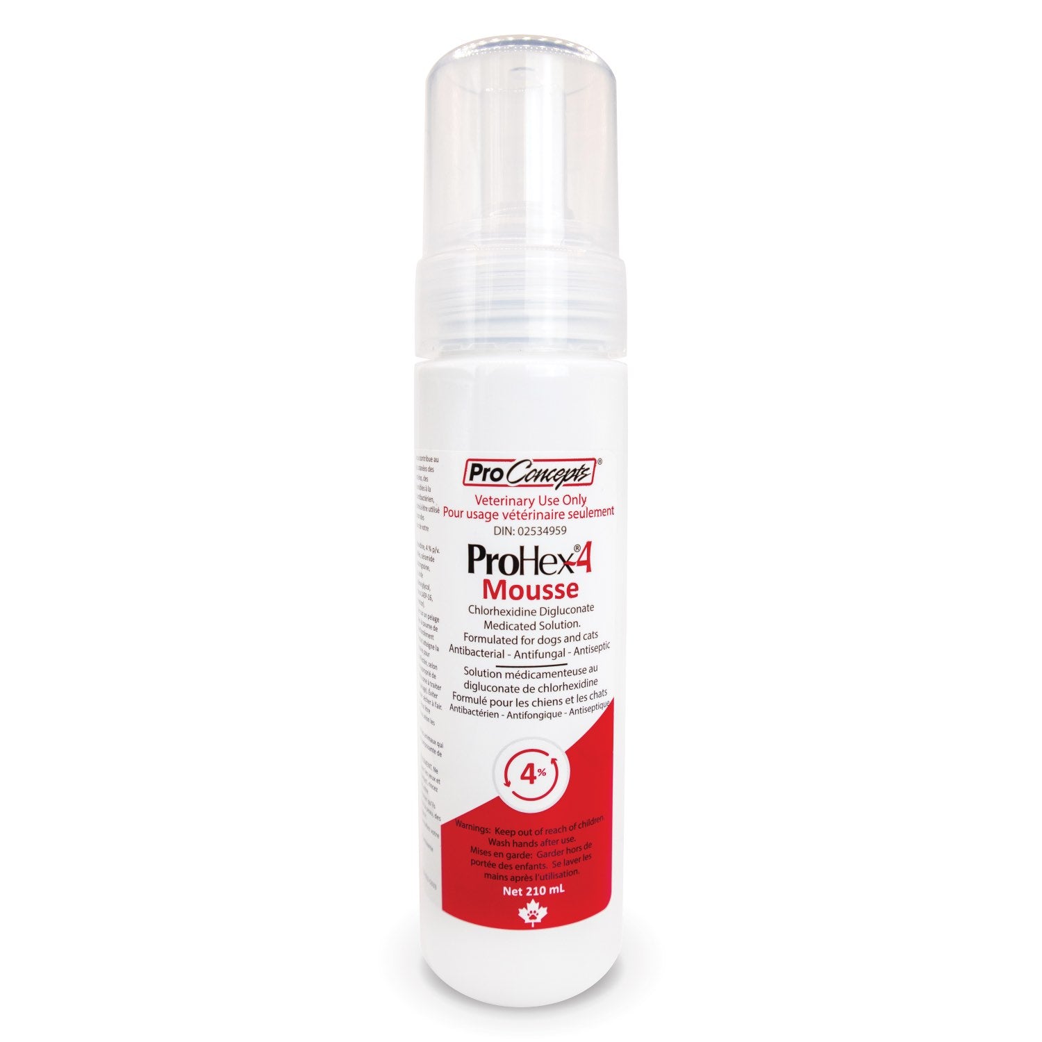ProHex-4 mousse 210 ml 4 % W/V
