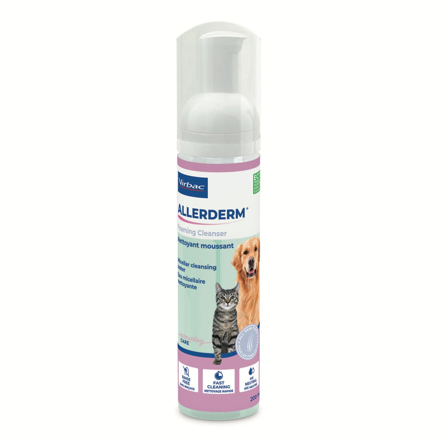 Allerderm foaming cleanser for cats and dogs 200 ml N/ A