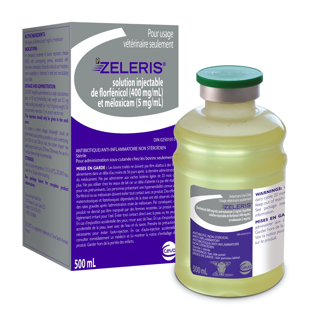 Zeleris 400/50 mg/ml 500 ml