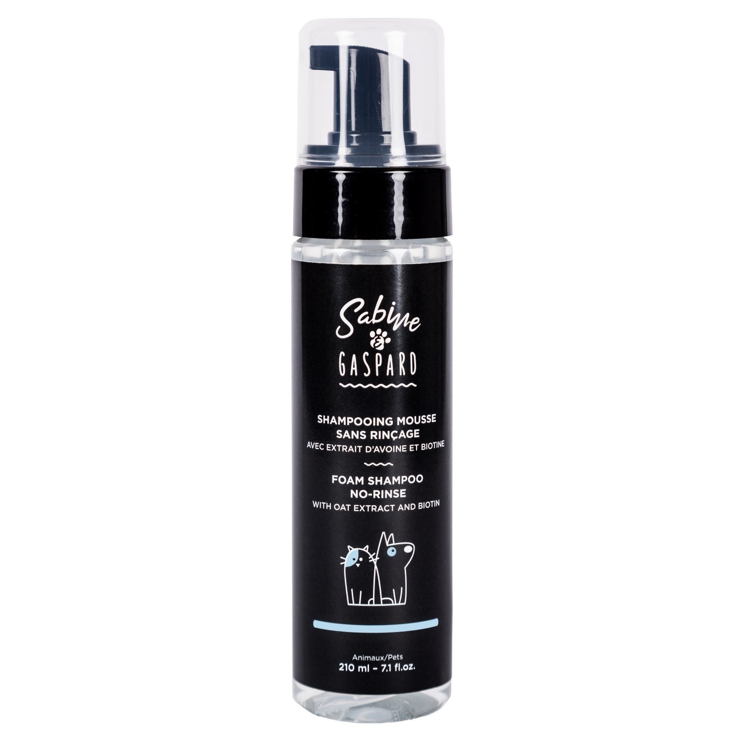 Shampoo foam no-rinse with oat and biotin 210 ml N/ A