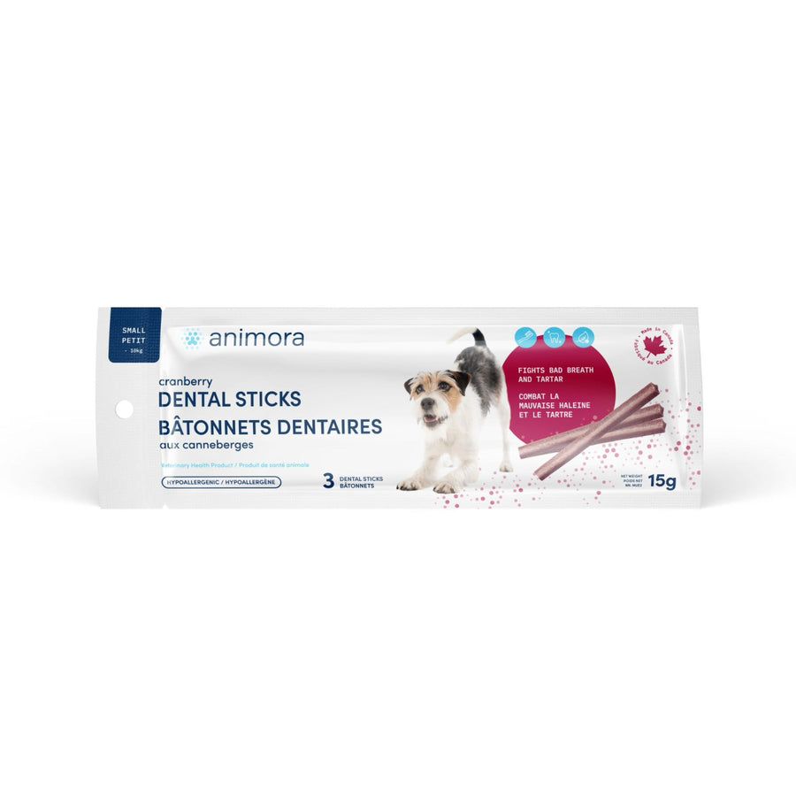 Dental sticks for small dogs Cranberry Disc. - 3 /Pack
