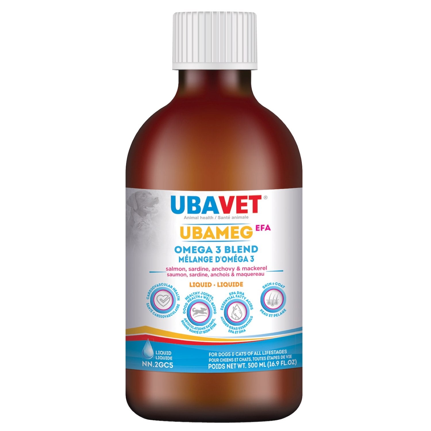 Ubameg EFA omega 3 four blend liquid Original 500 ml