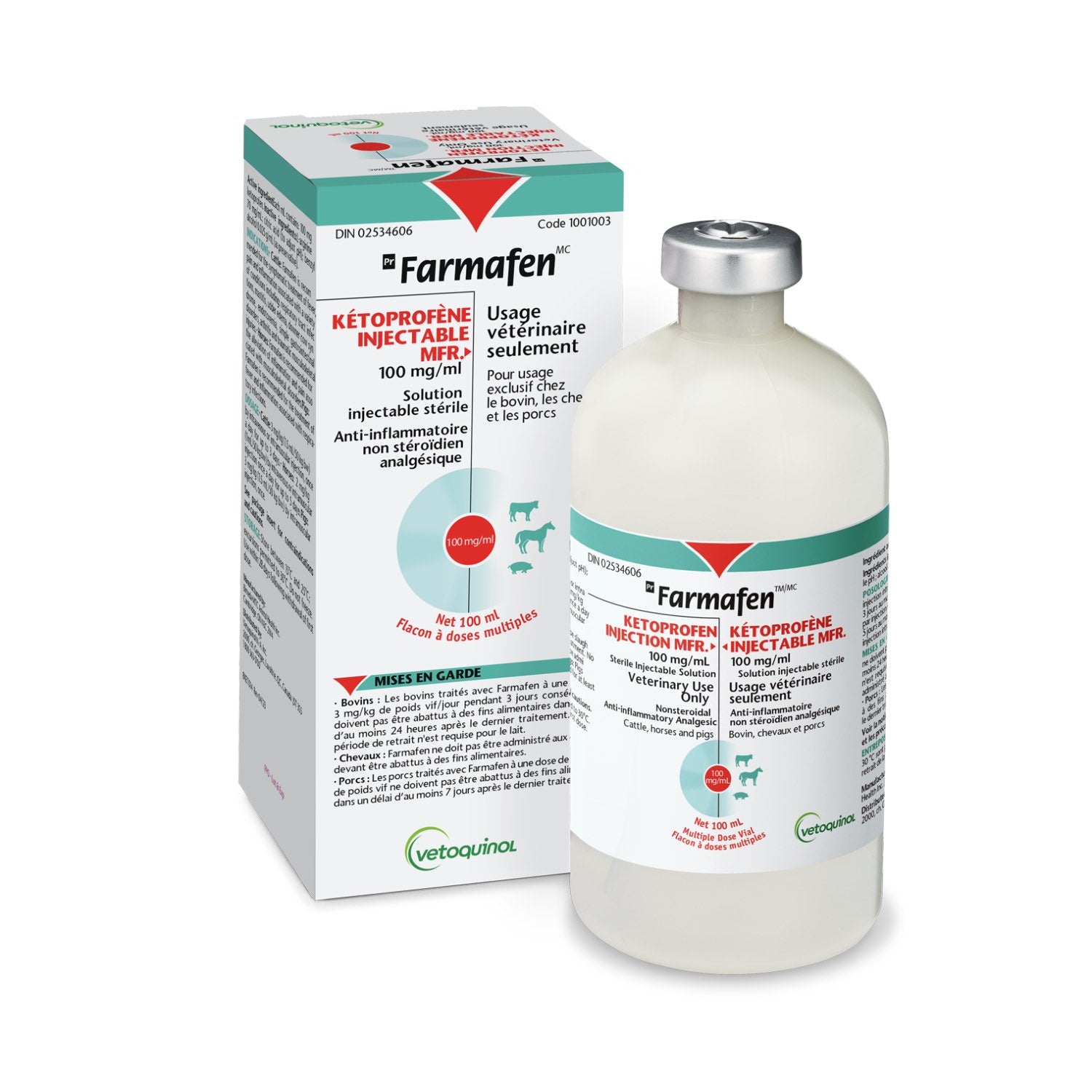 Farmafen injection 100 mg/ml 100 ml