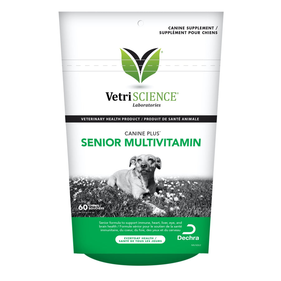 Canine Plus Senior Multivitamin chews Original 60 Chews