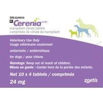 Cerenia tablets 24 mg 10 x 4 Tab