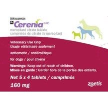 Cerenia tablets 160 mg 5 x 4 Tab
