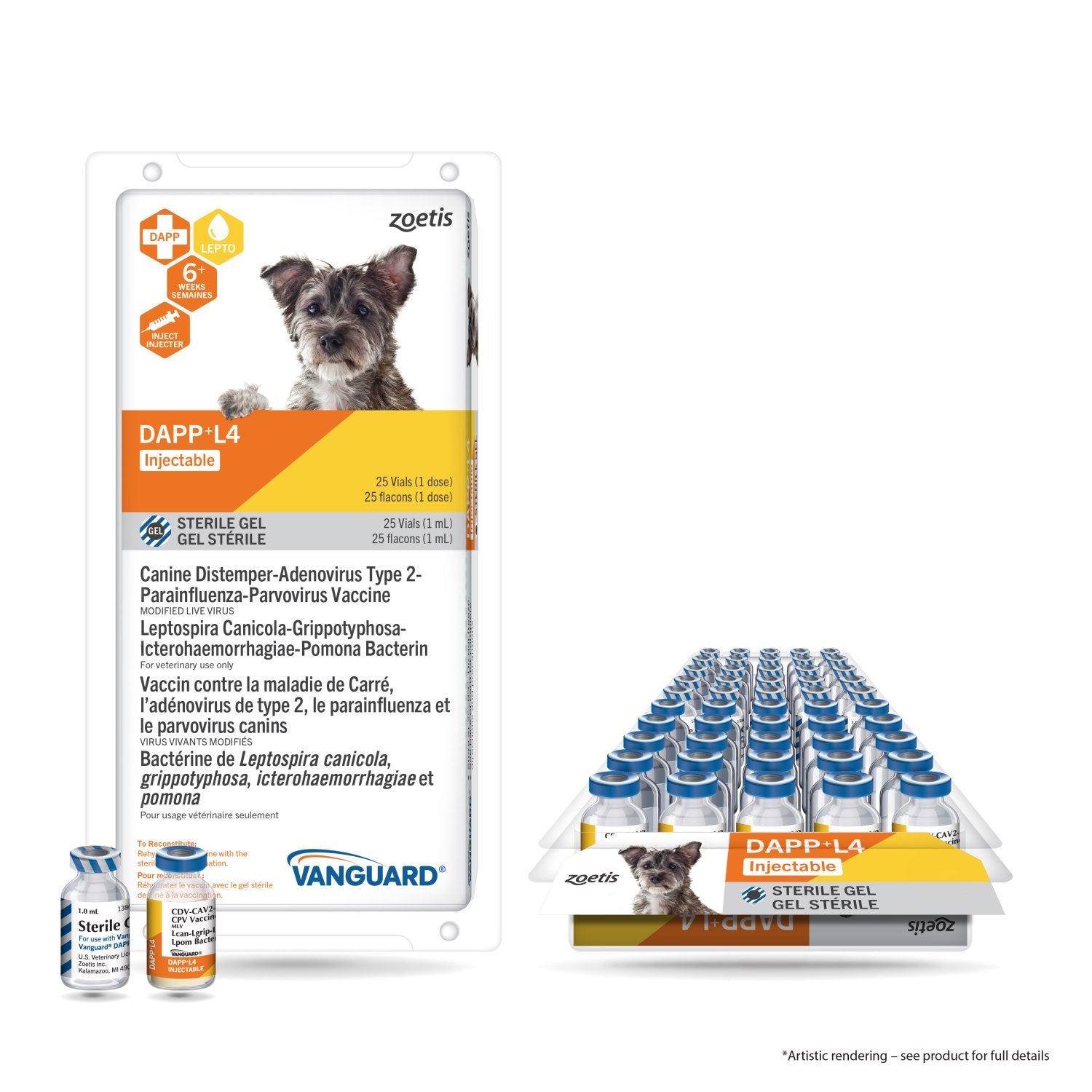 Vanguard DAPP + L4 injectable 1 ml/Dose 25 x 1 ml