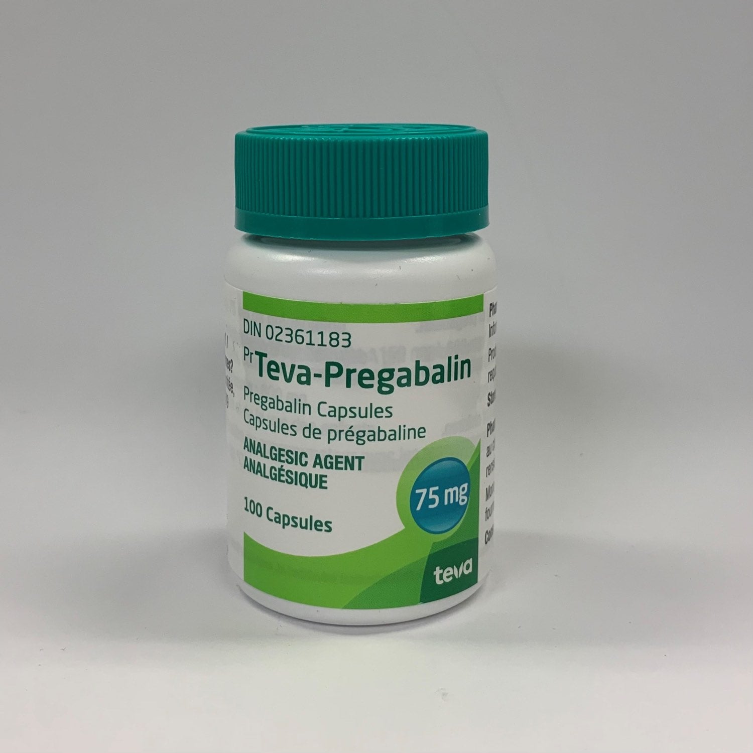 Teva-Pregabalin capsules 75 mg 100 Cap