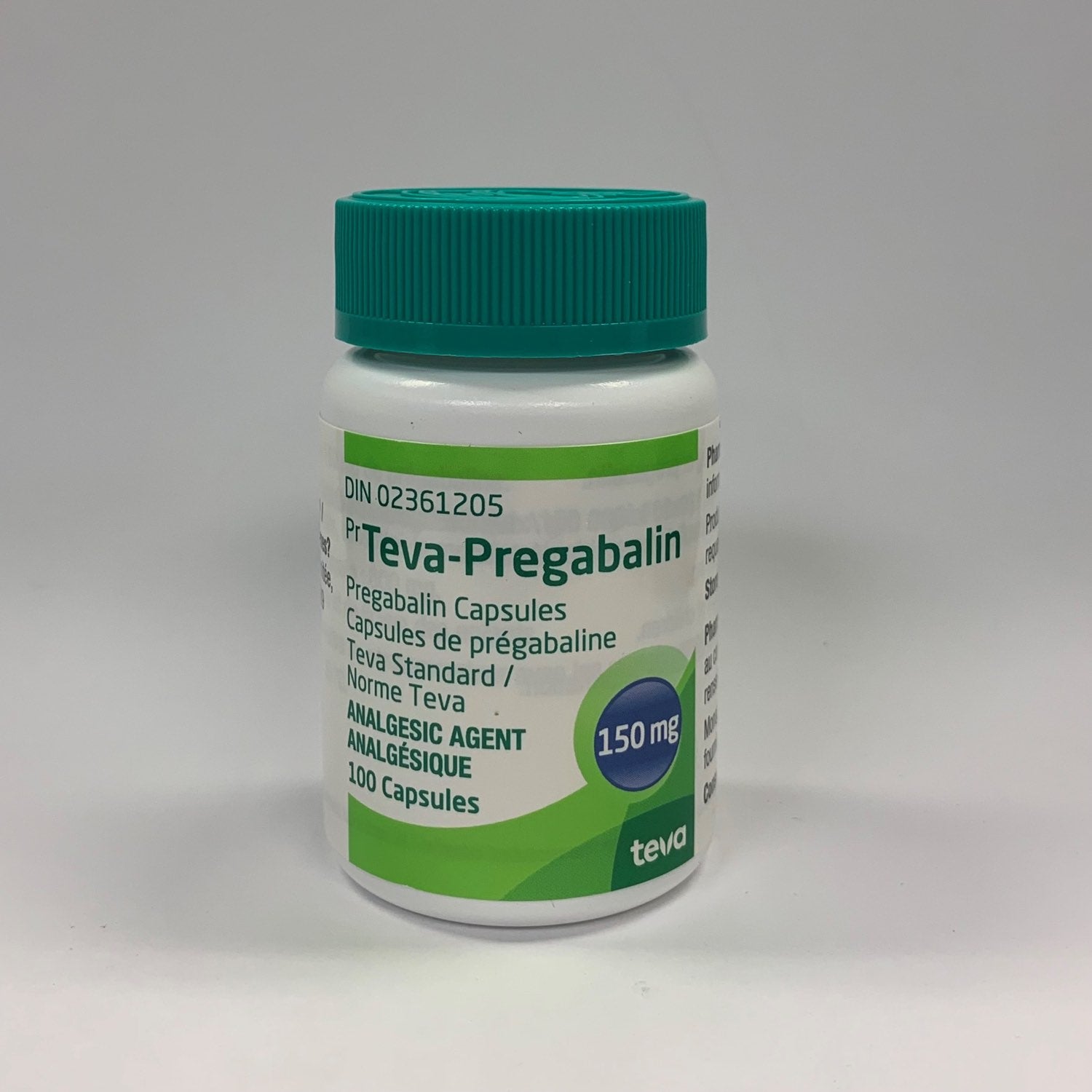 Teva-Pregabalin capsules 150 mg 100 Cap