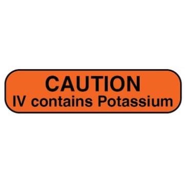 English labels Caution IV Contains Potassium 2 x 500 /Pack