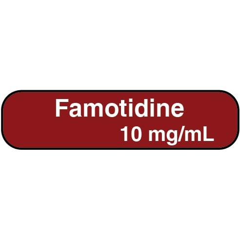 Bilingual labels Famotidine 10 mg/ml 2 x 500 /Pack