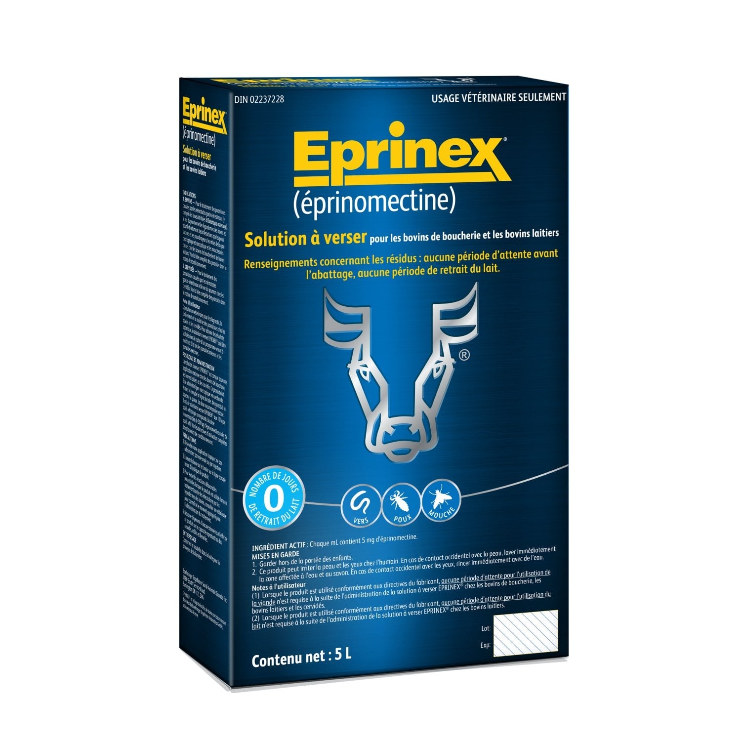 Bilingual labels Diazepam 5 mg/ml 2 x 500 /Pack