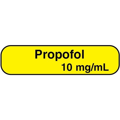 Bilingual labels Propofol 10 mg/ml 2 x 500 /Pack
