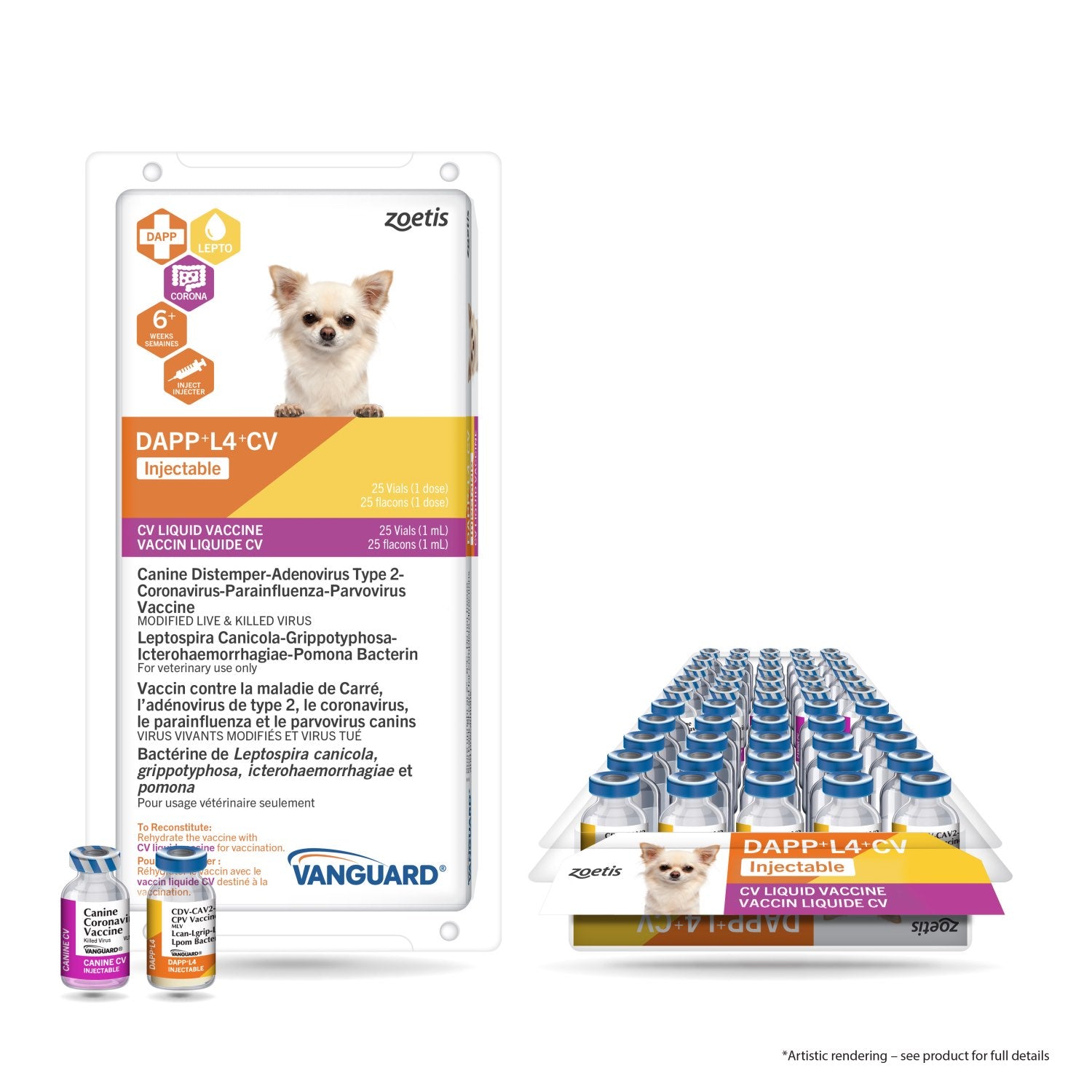 Vanguard DAPP+L4+CV injectable 1 ml/Dose 25 x 1 ml