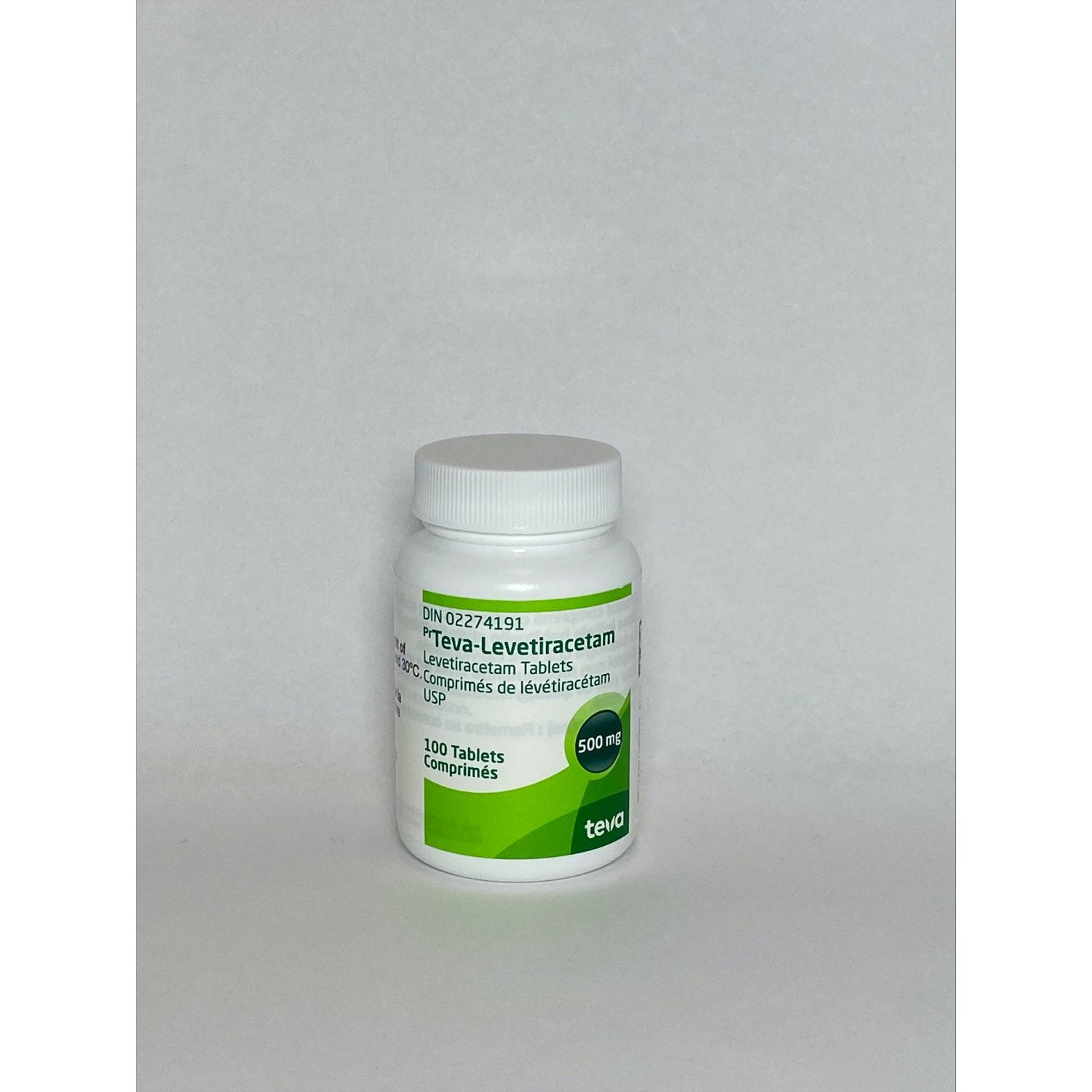 Teva-Levetiracetam tablet 500 mg 100 Tab