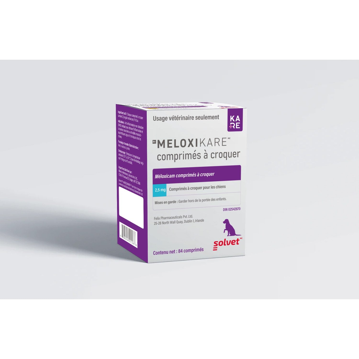 MeloxiKare chewable tabs for dogs 2.5 mg 84 /Pack
