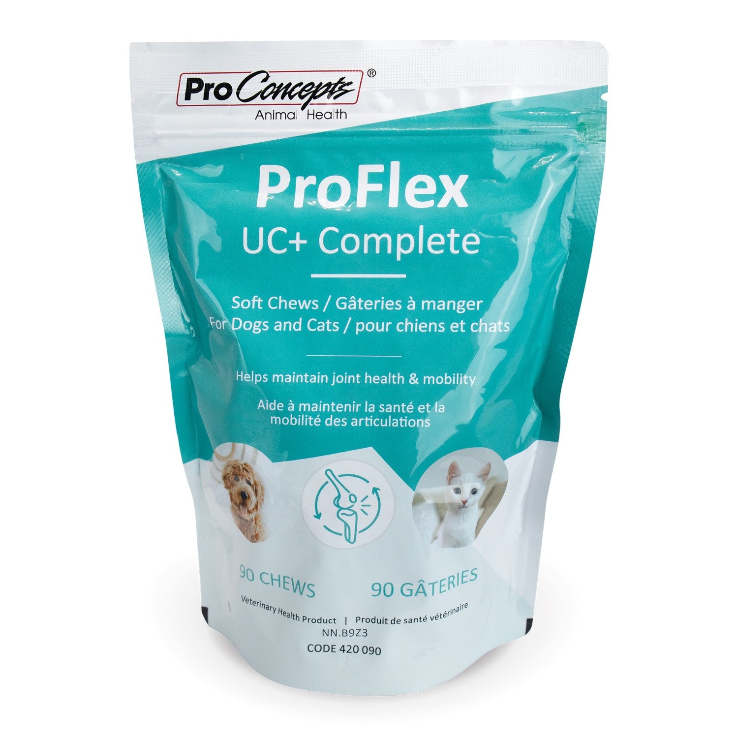 Proflex UC+ Complete soft chews for cats and dogs Beef and Cheese 90 Chews