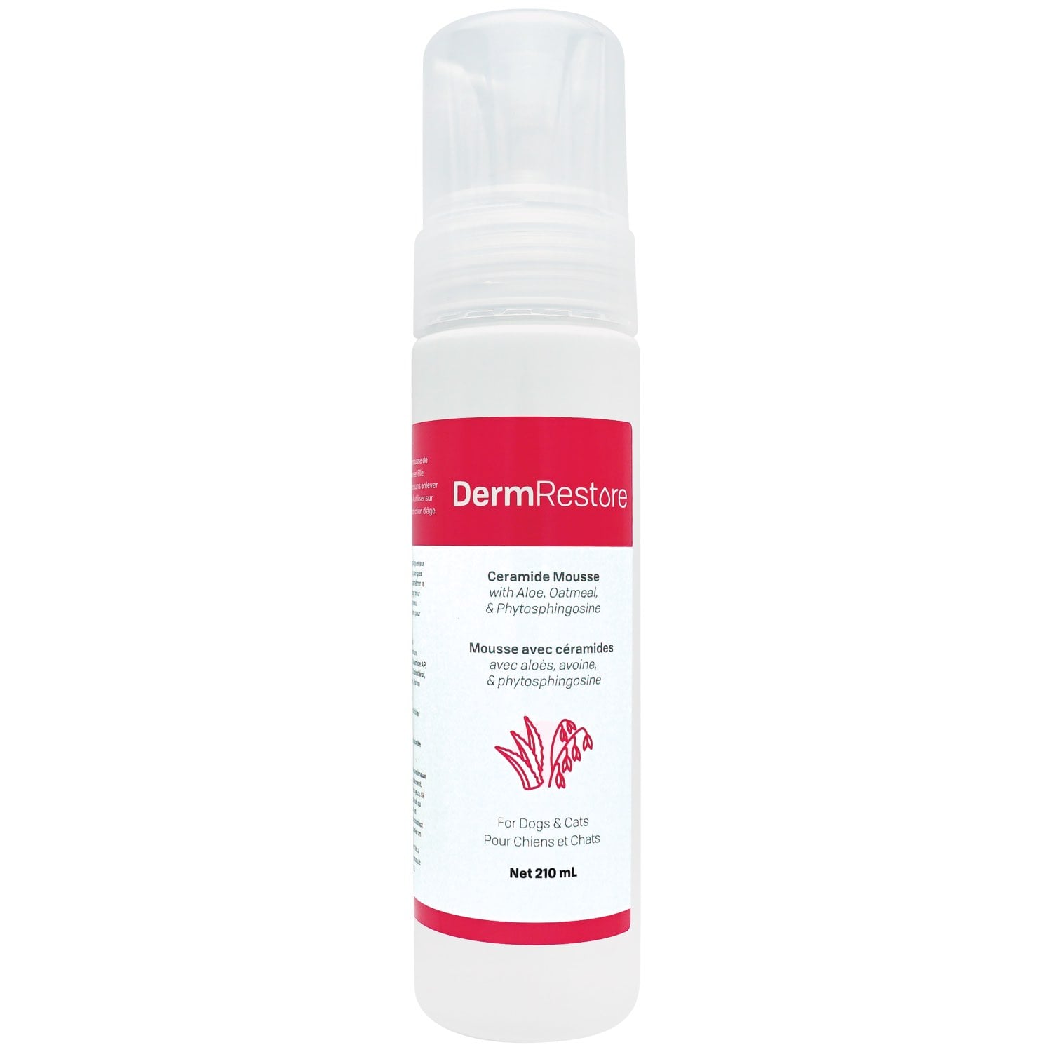 Mousse DermRestore for cats and dogs 210 ml
