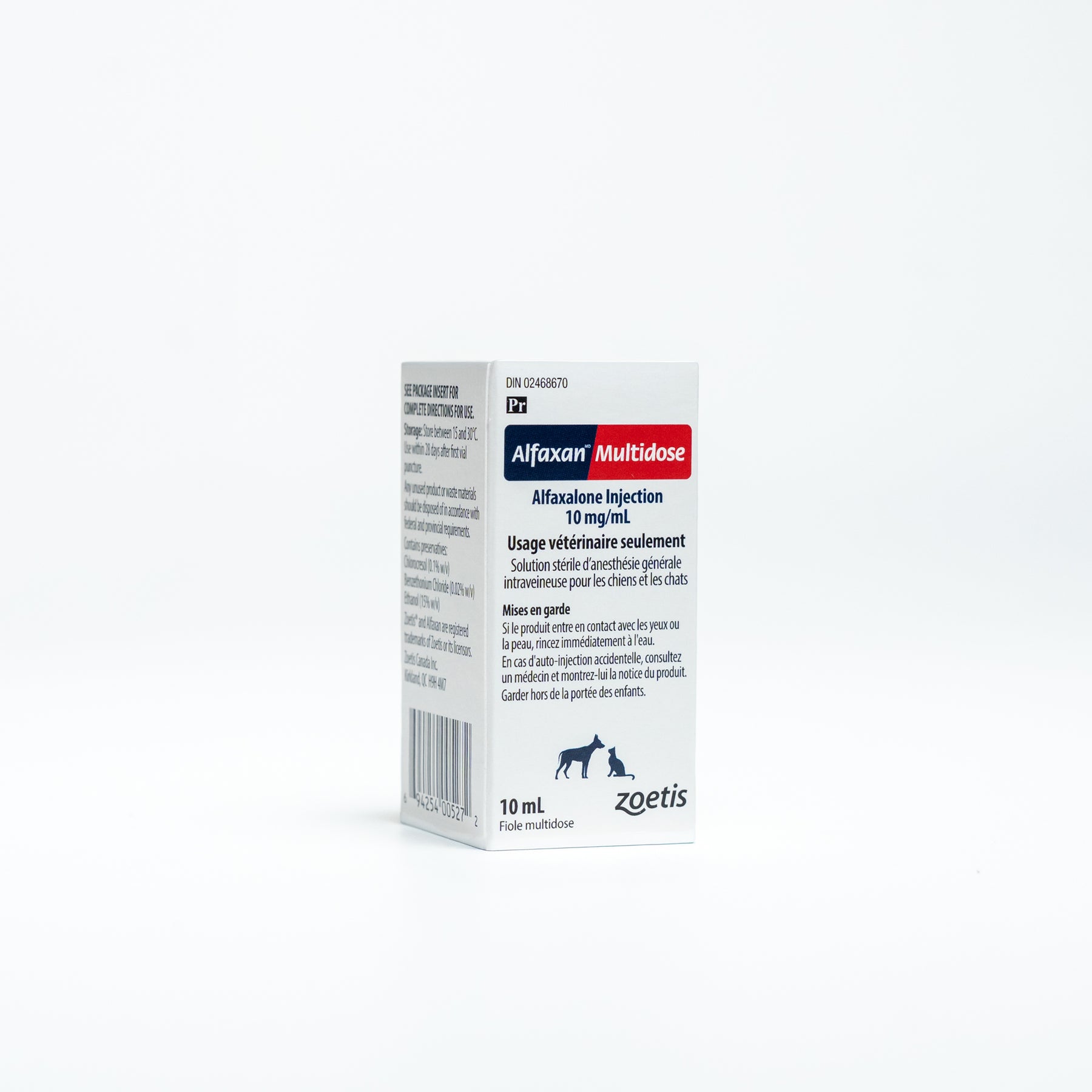Alfaxan multidose injection 10 mg/ml 10 ml