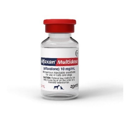 Alfaxan multidose injection 10 mg/ml 20 ml