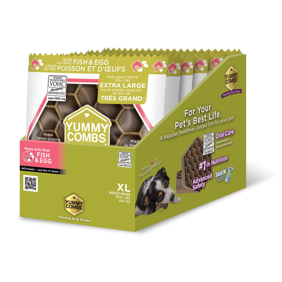 Yummy Combs dental treats for xlarge dogs (trial sizes) Fish and egg 6 Trial sizes