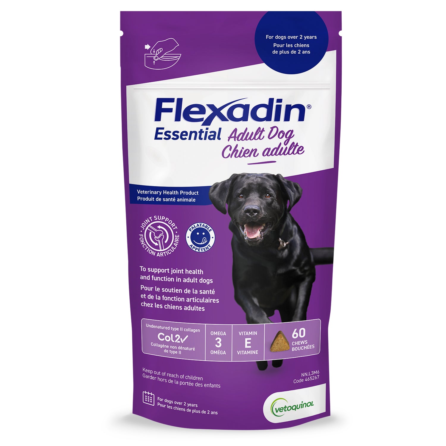 Flexadin Adult Dog chews for dogs Chicken 60 /Pack