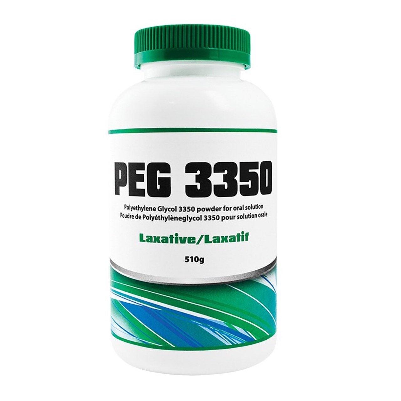 PEG 3350 laxative powder 510 g 100 %