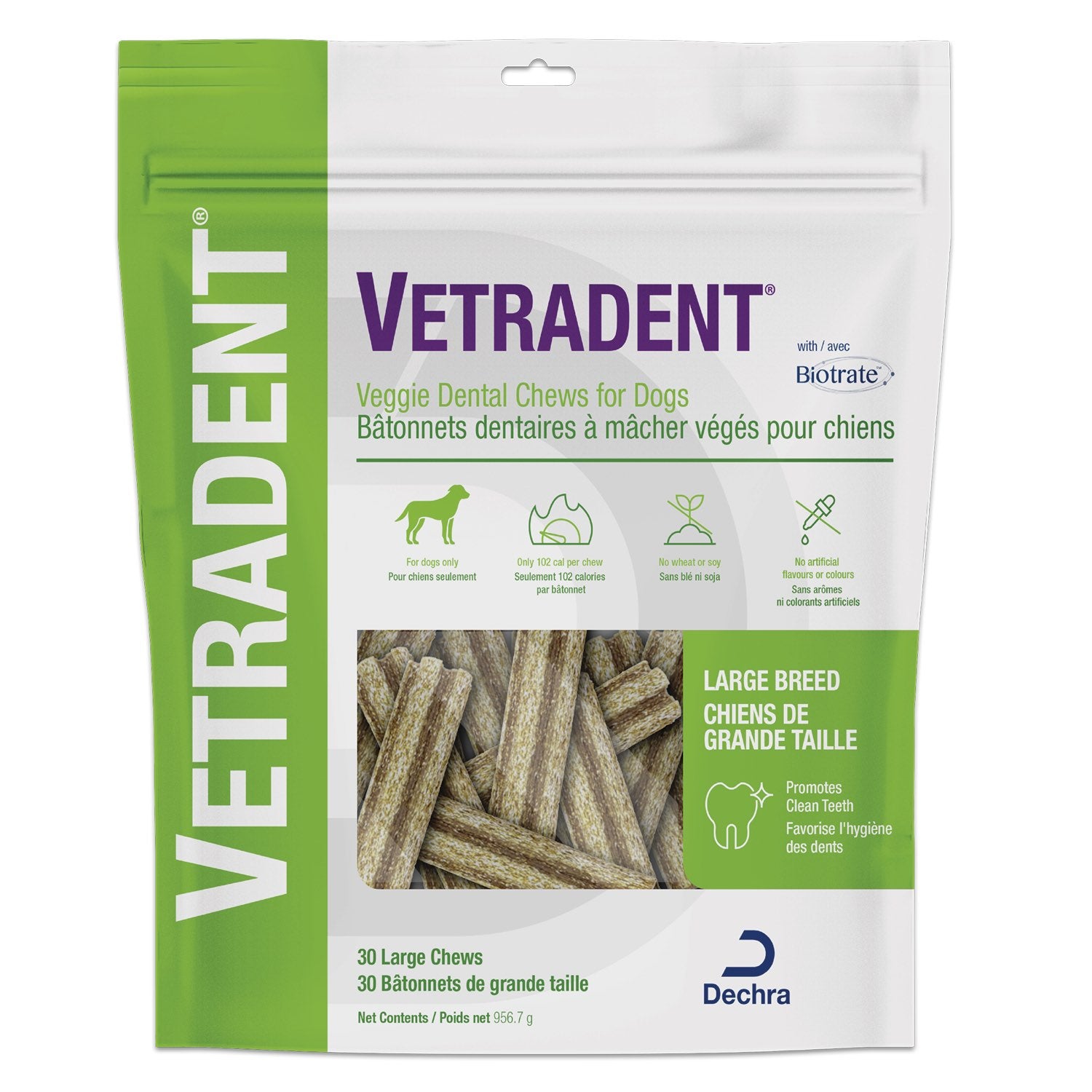 Vetradent Veggie dental chews for large breed dogs Vegetables 30 /Pack