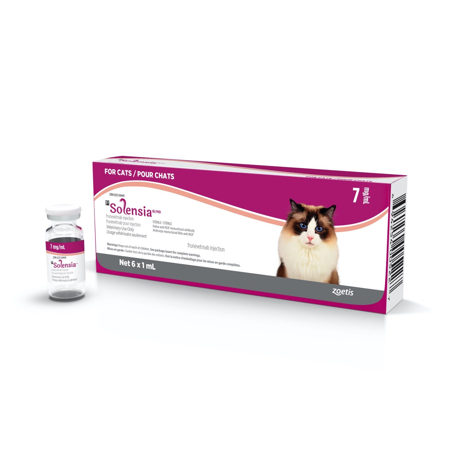 Solensia injection for cats 7 mg/ml 6 x 1 ml