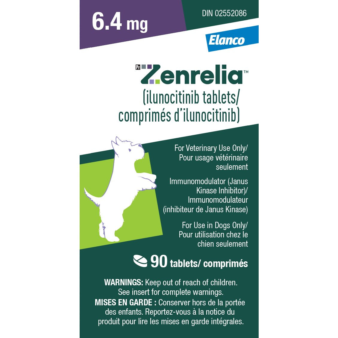 Zenrelia tablets for dogs Violet 6.4 mg 90 Tab