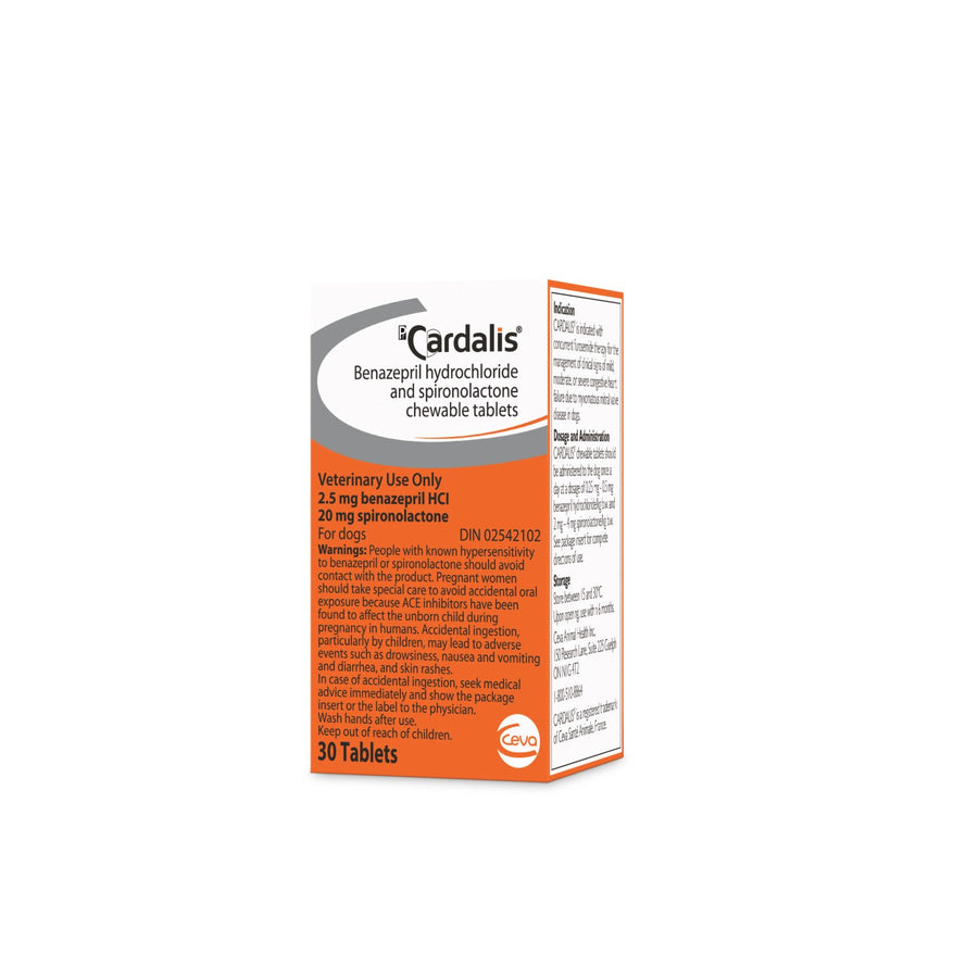 Cardalis chewable tablets for dogs 2.5/20 mg 30 Tab