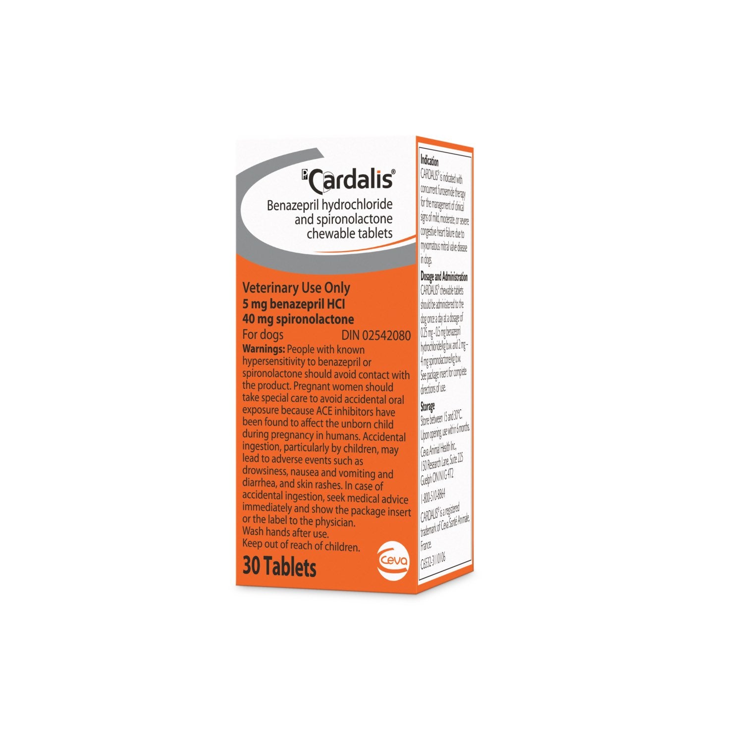 Cardalis chewable tablets for dogs 5/40 mg 30 Tab