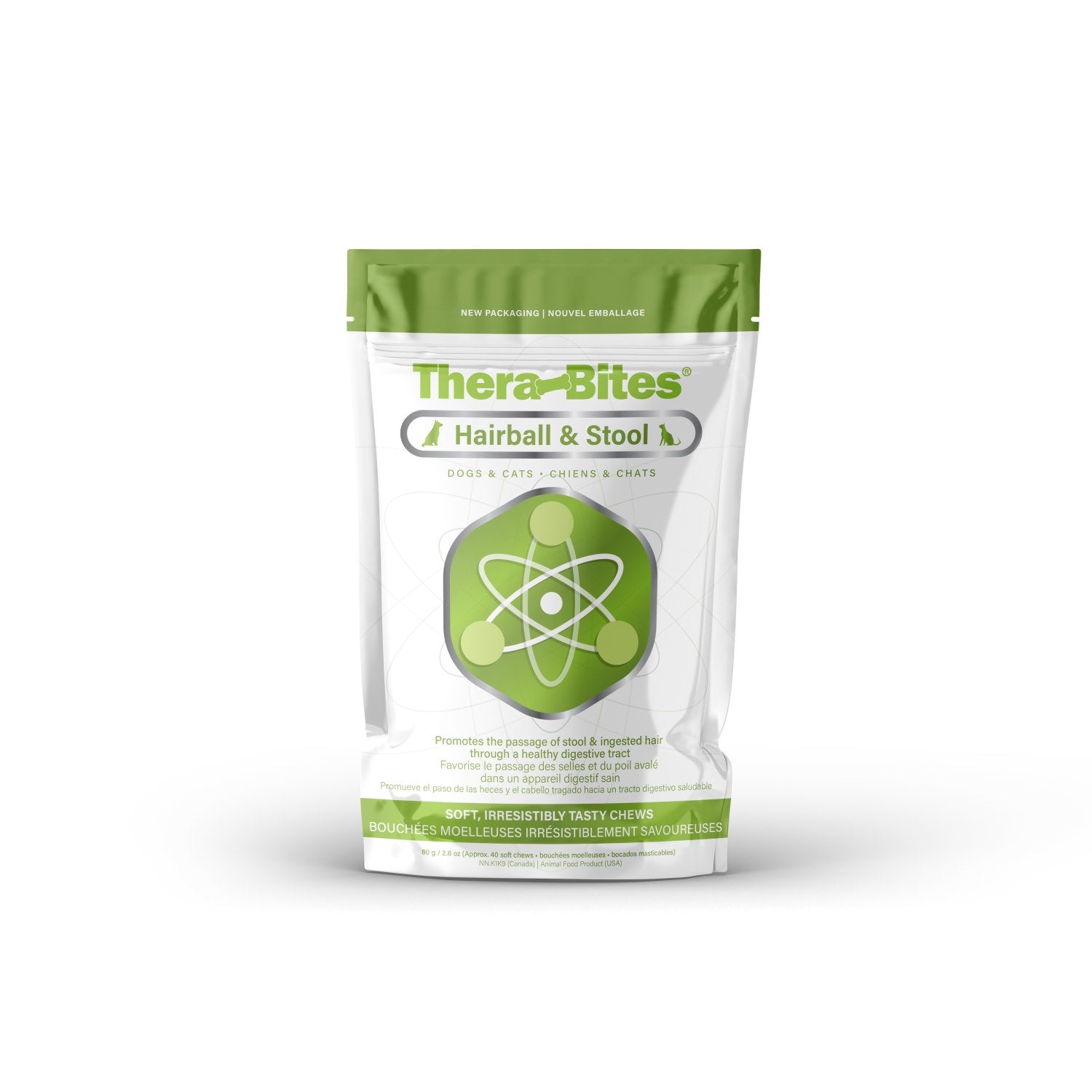 Thera-Bites hairball and stool 40 Chews 46 mg