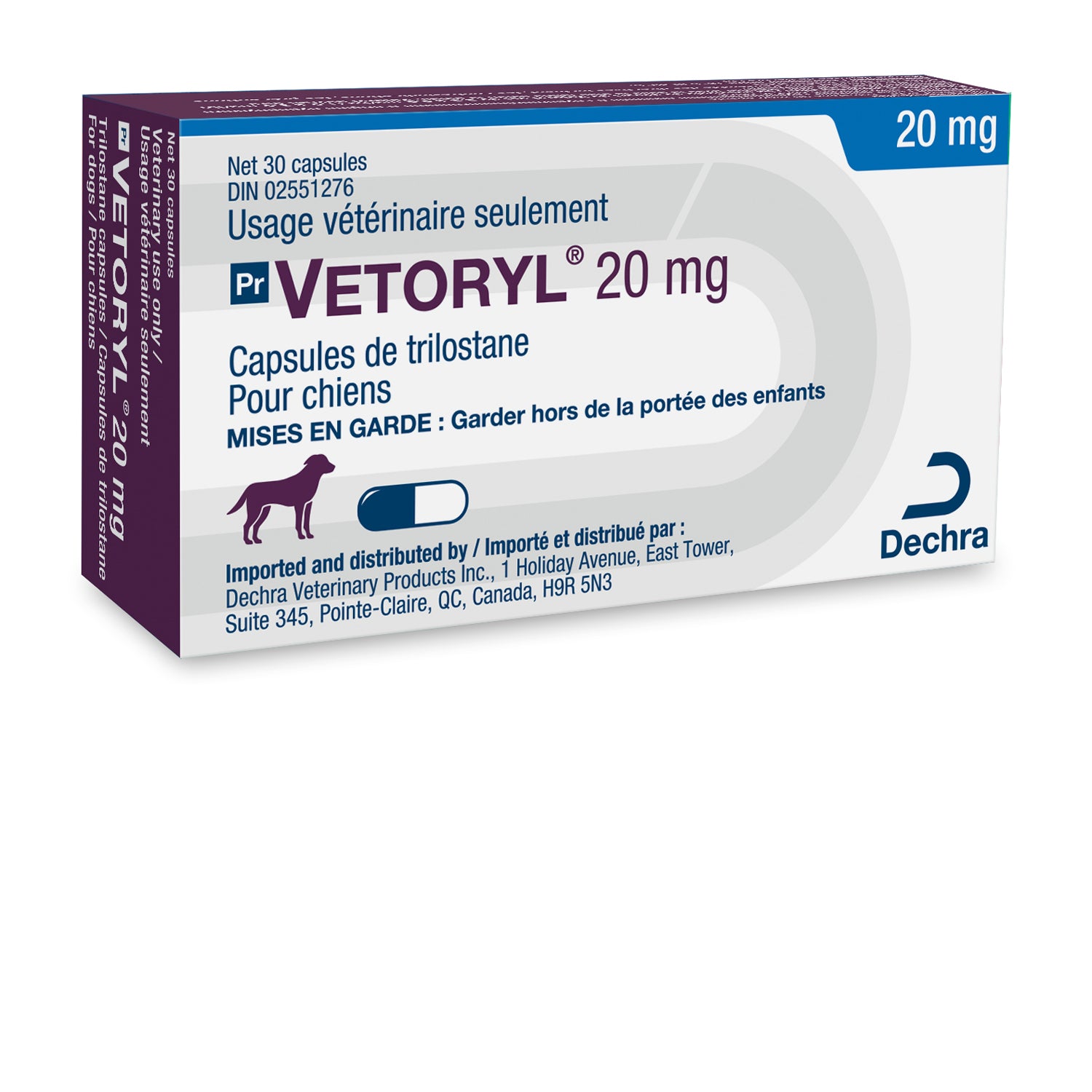 Vetoryl capsules for dogs 20 mg 30 Cap
