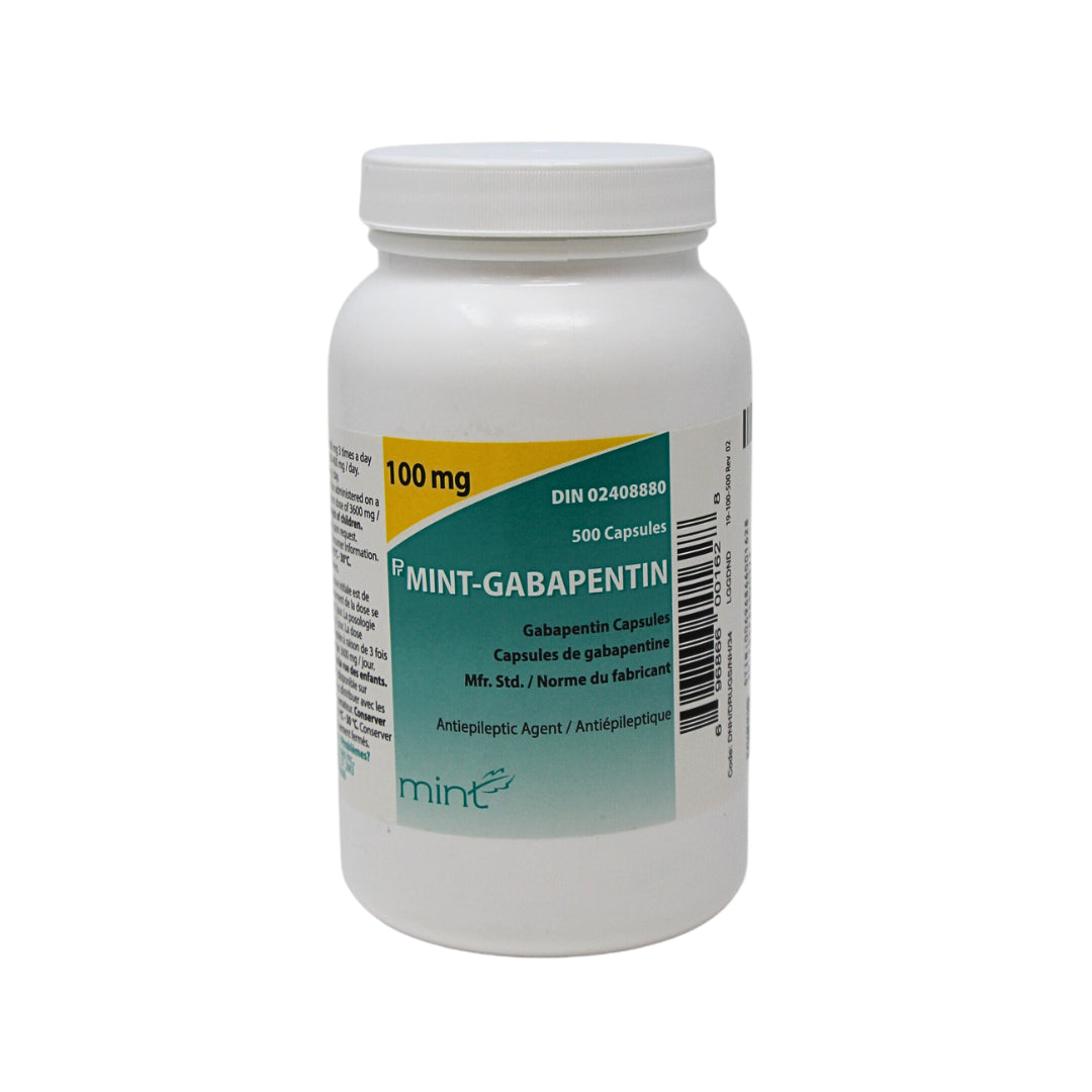 Gabapentin capsules 100 mg 500 Cap