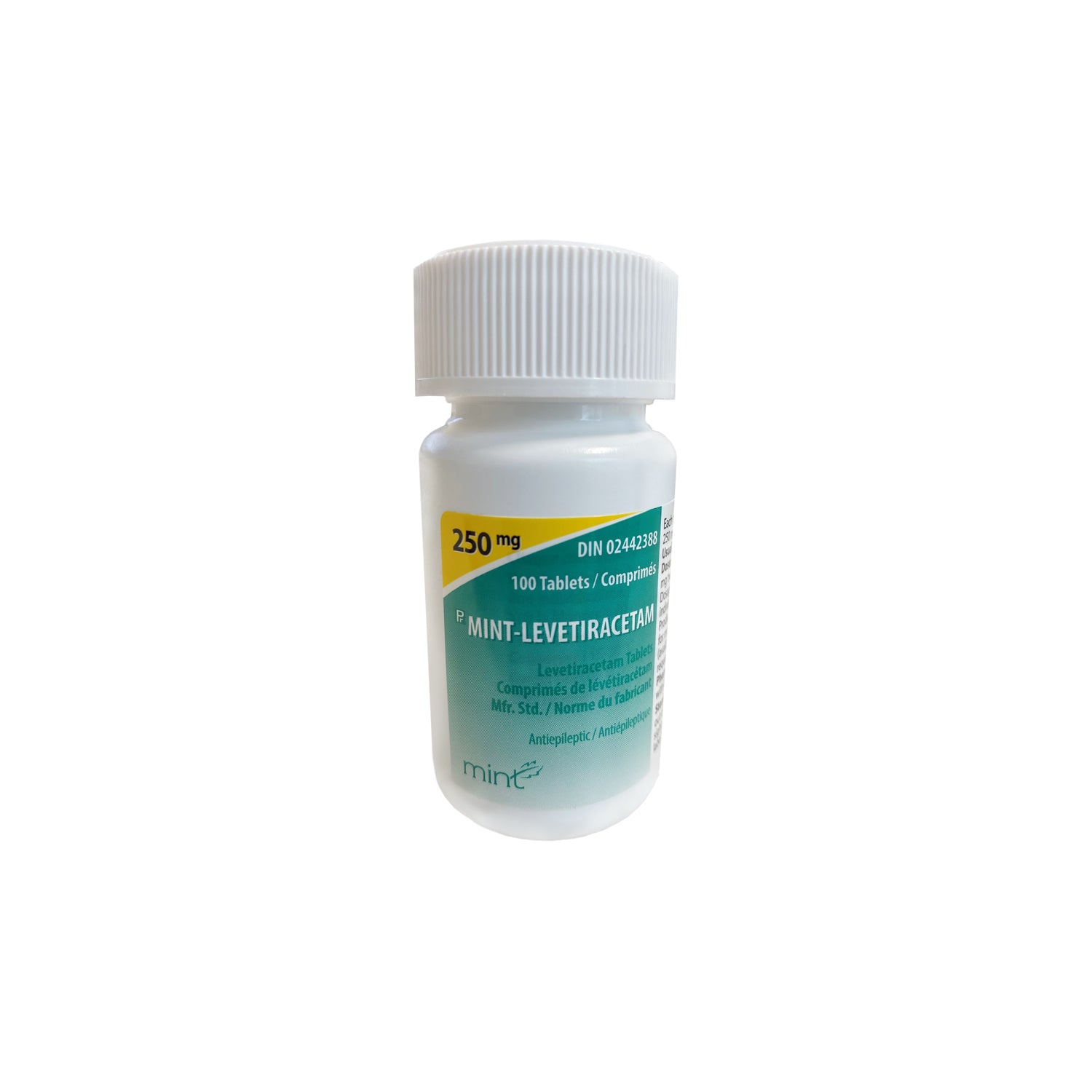 Levetiracetam tablets 250 mg 100 Tab