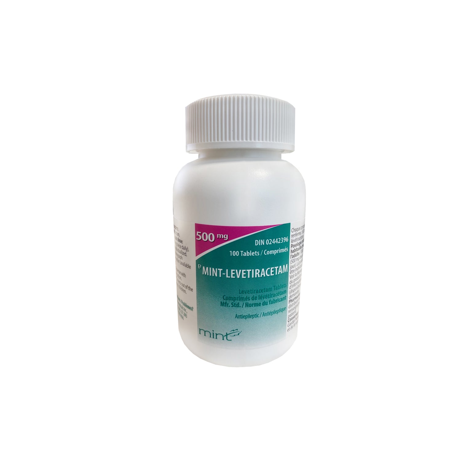 Levetiracetam tablets 500 mg 100 Tab