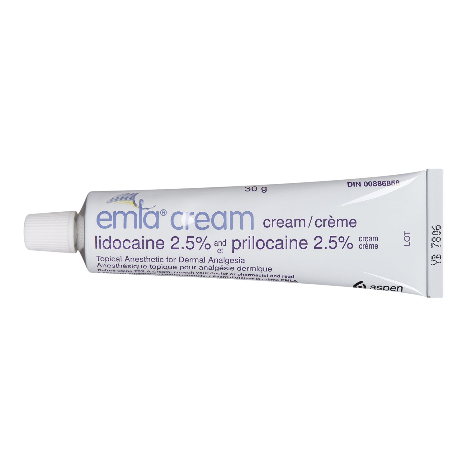 Emla (Lidocaïne and Prilocaïne) cream 2.5 % 30 g
