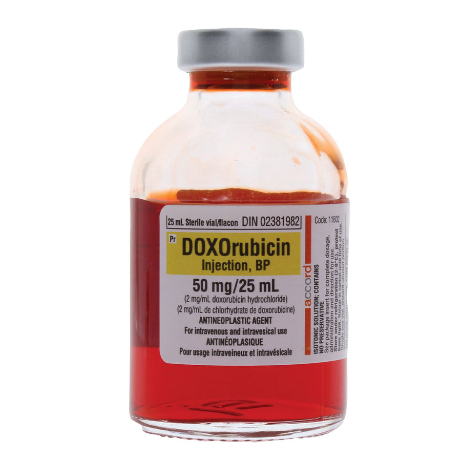 DOXOrubicine injection 2 mg/ml 25 ml