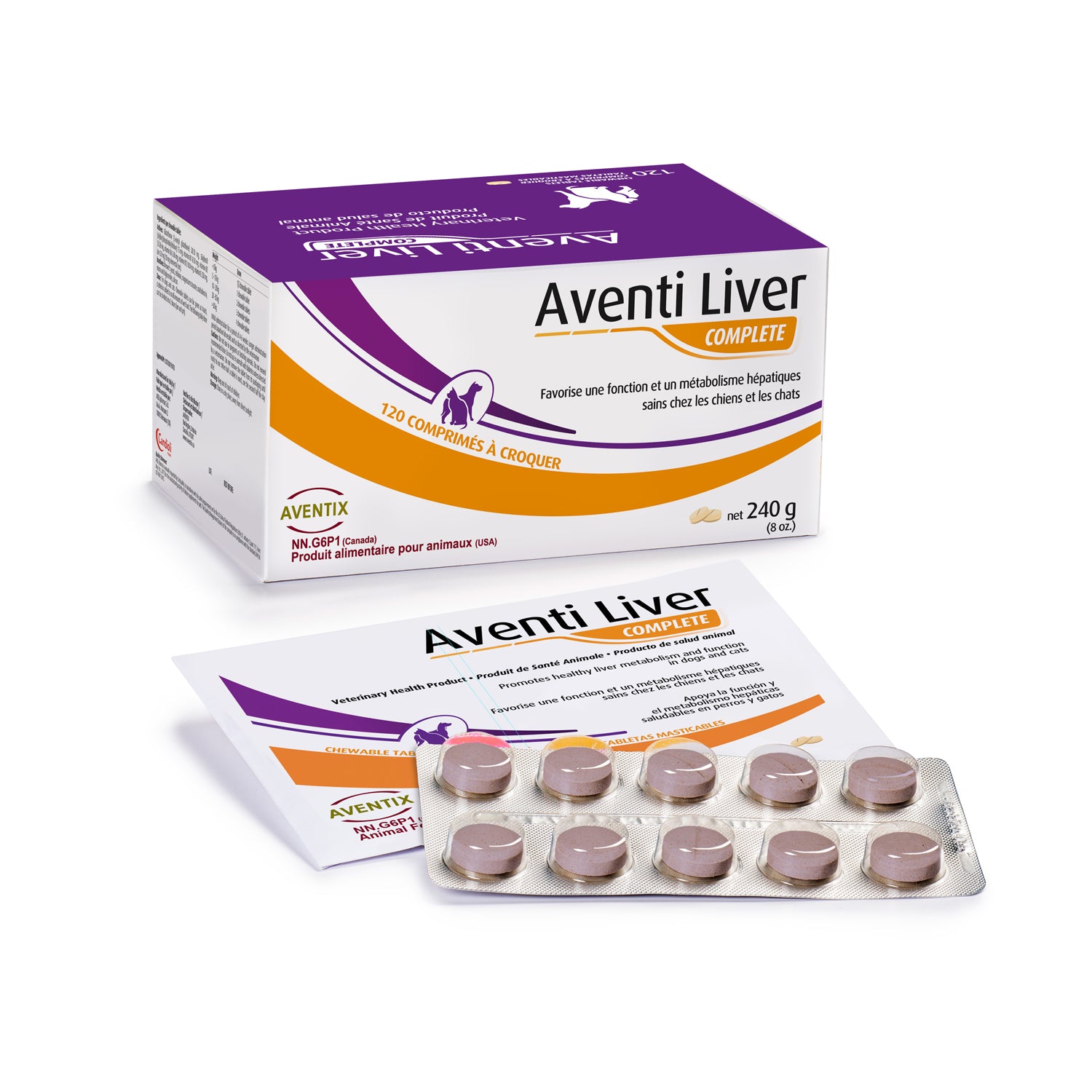 Aventi Liver Complete chewable tablets 120 Chewable Tablets N/ A