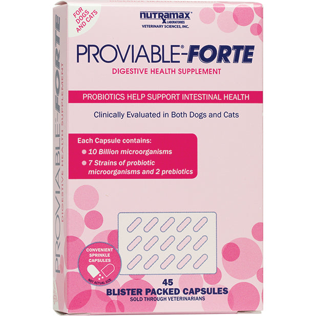 Proviable Forte capsules for cats and all-size dogs 45 Cap 10000000000 CFU