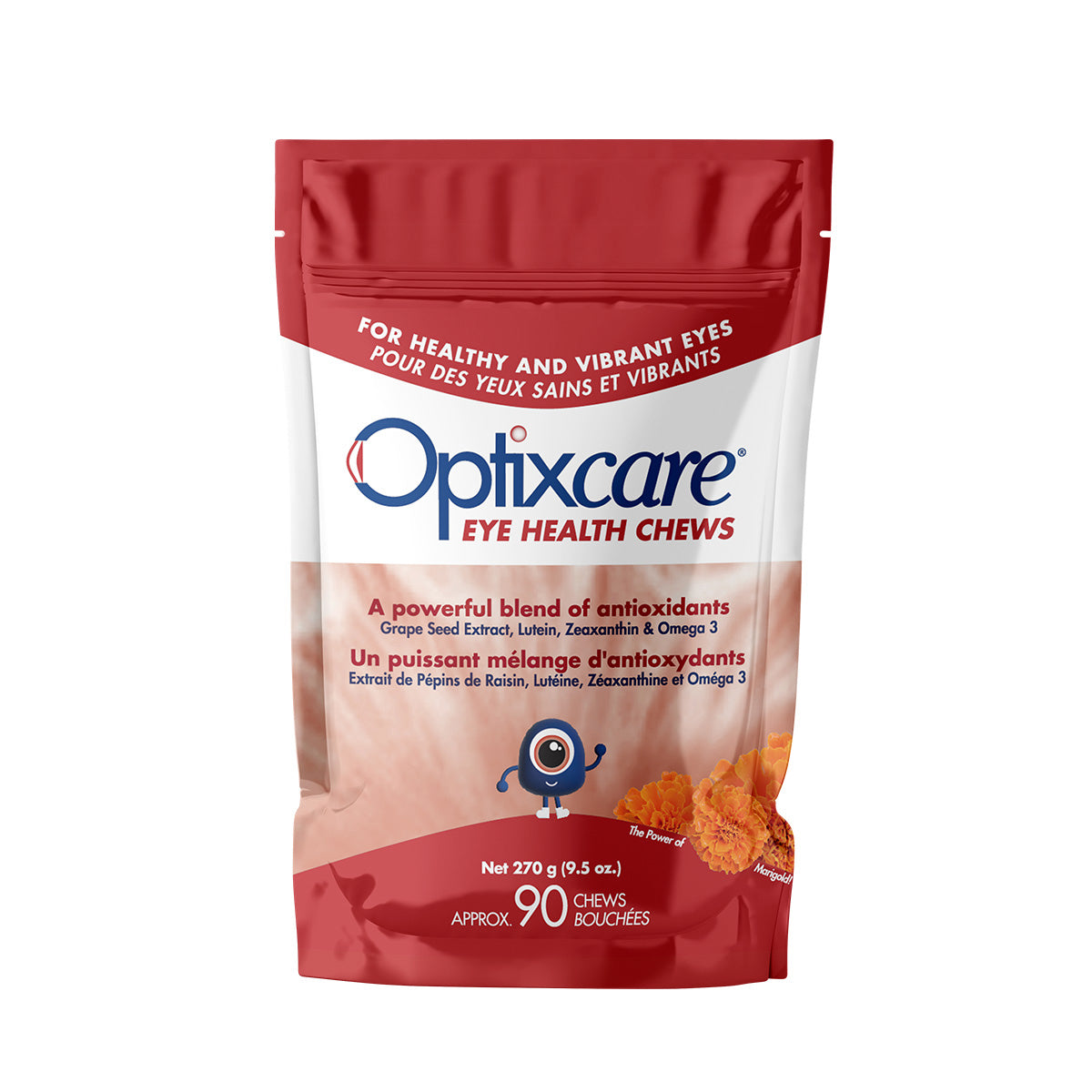 Optixcare Eye Health chews for cats and dogs Original 270 g
