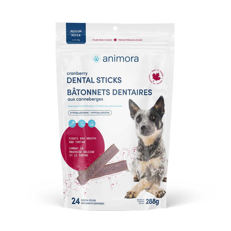 Dental sticks for medium dogs Cranberry 24 /Pack