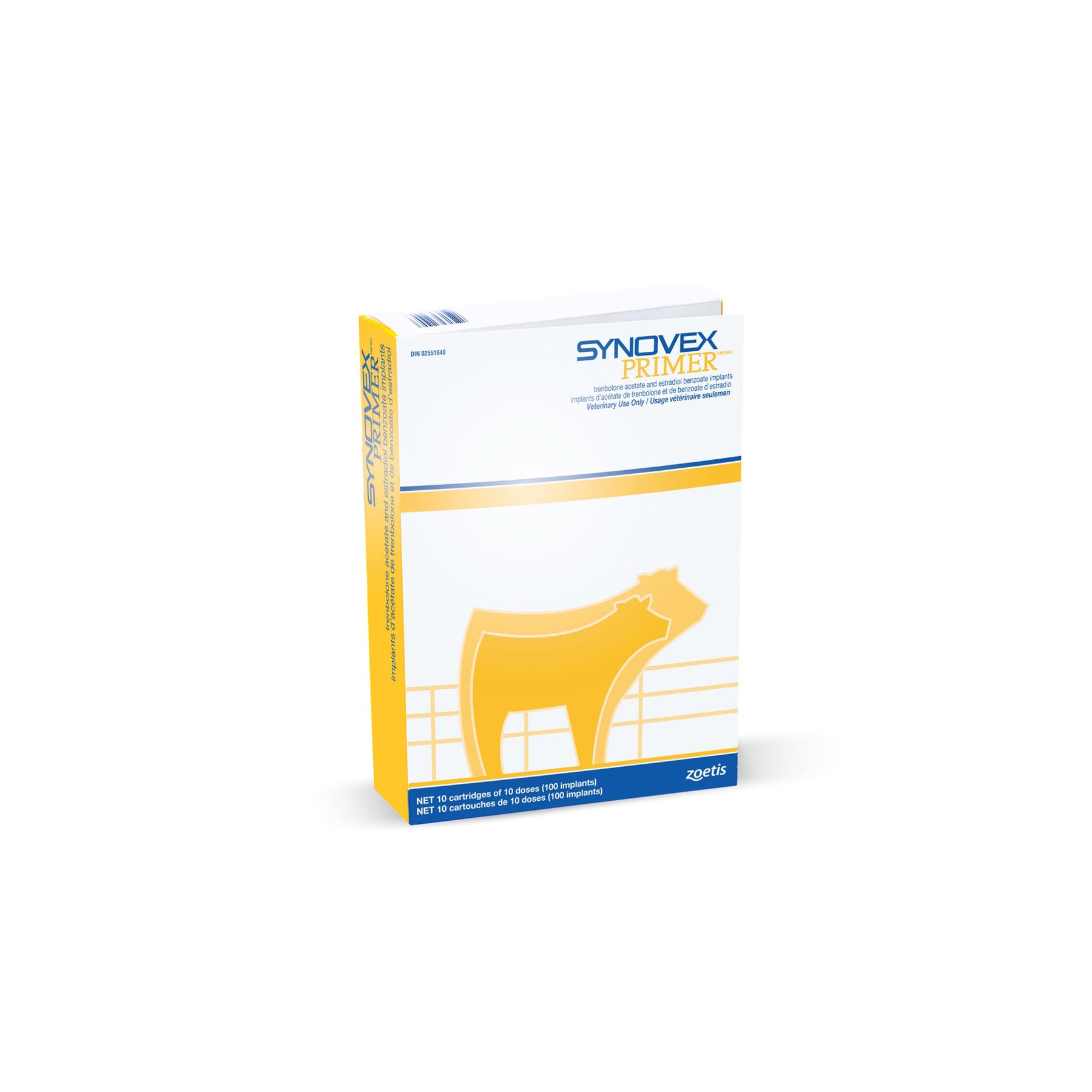 Synovex Primer Implant 50 mg 10 x 10 Implants