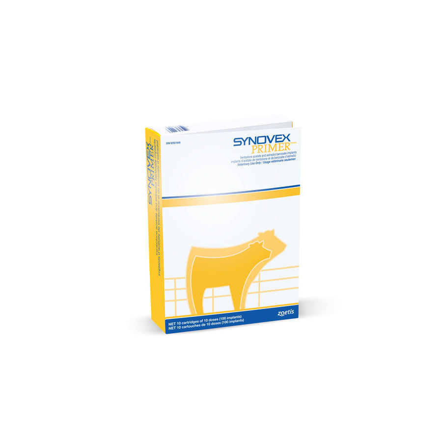 Synovex Primer Implant 50 mg 10 x 10 Implants